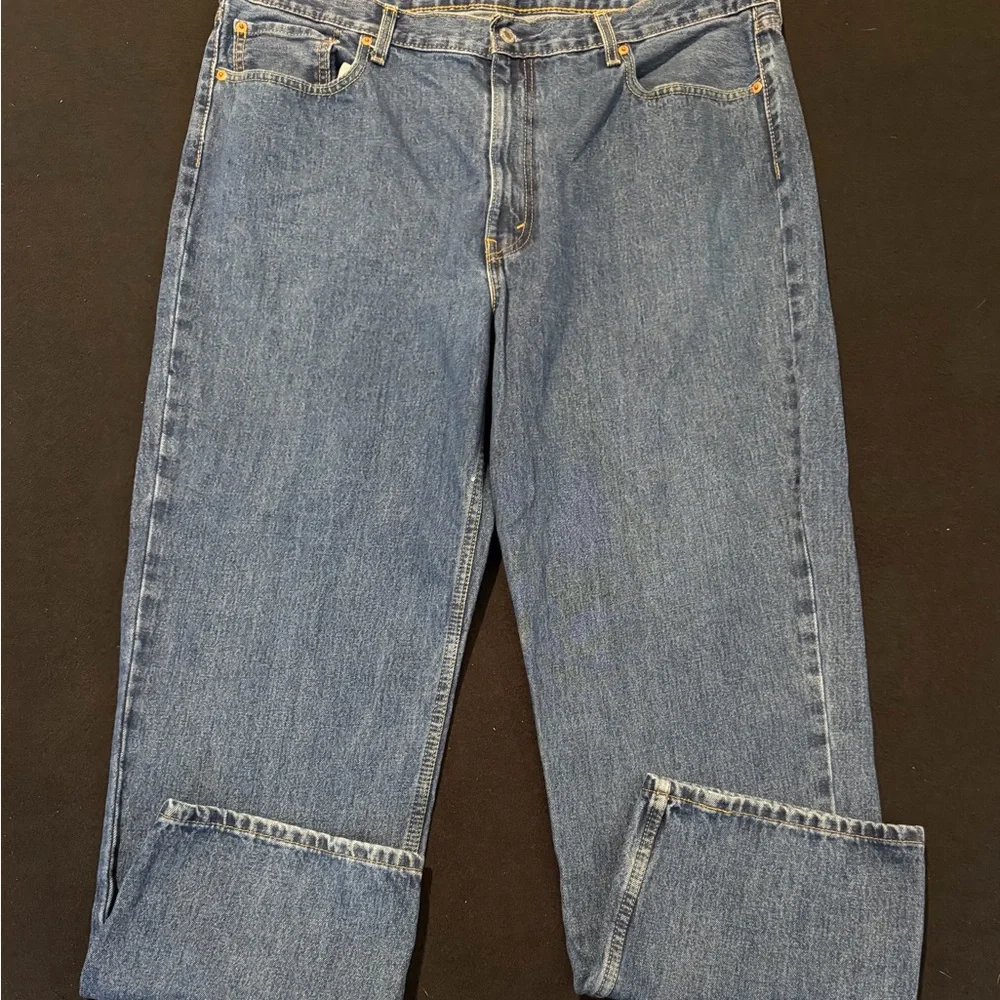 Levi's 550 Relaxed Fit‎ Denim Blue Jeans Mens Size 42x32
